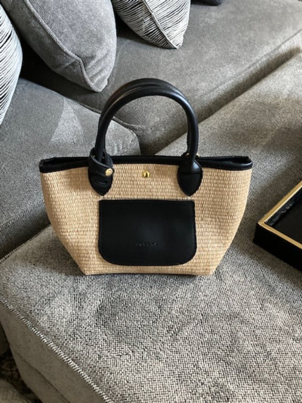 Raffia Mini Tote